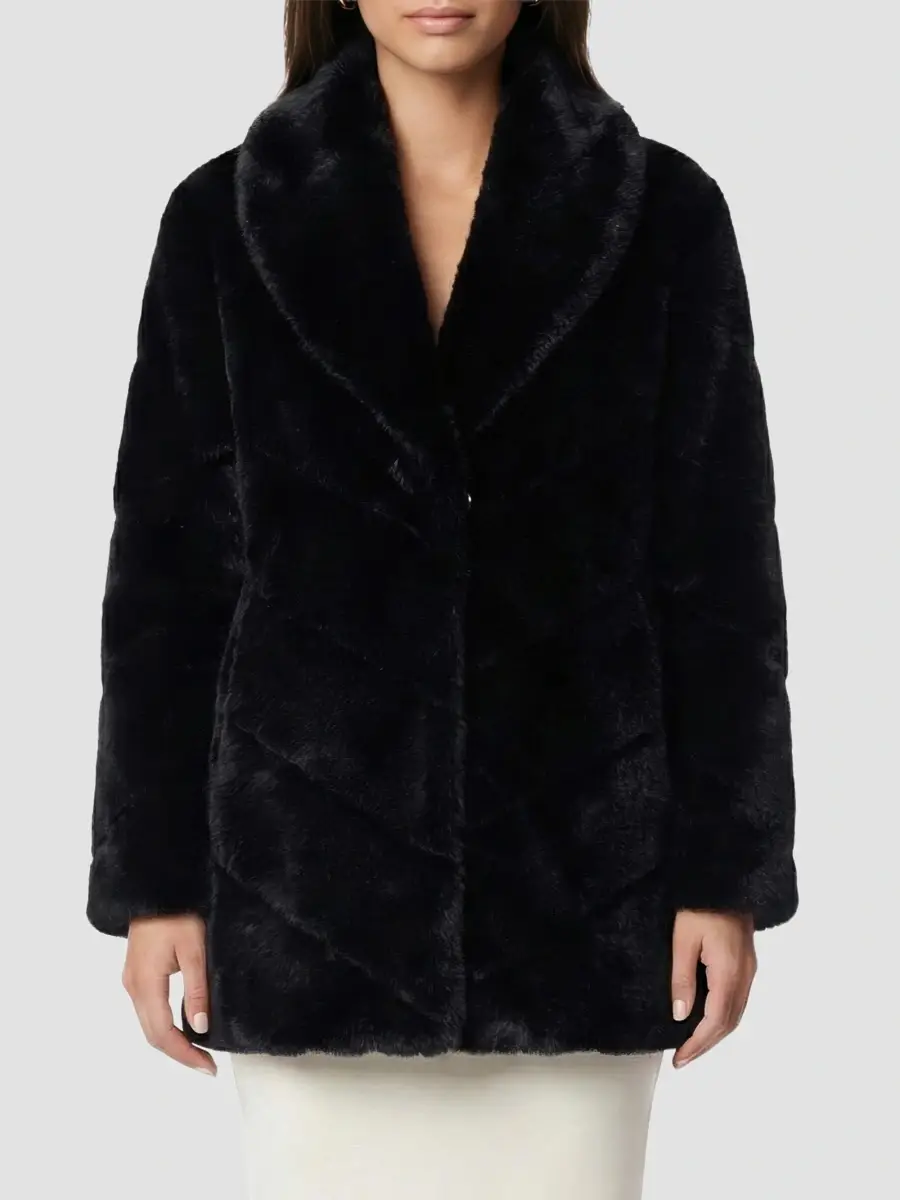 Lyla Grant Women's Faux Fur Mink Stroller Coat | Thumbnail 3 Lyla Grant Women's Faux Fur Mink Stroller Coat | Thumbnail 3