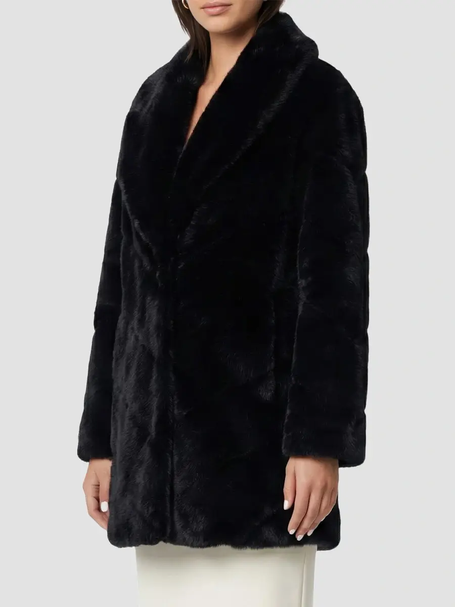 Lyla Grant Women's Faux Fur Mink Stroller Coat | Thumbnail 4 Lyla Grant Women's Faux Fur Mink Stroller Coat | Thumbnail 4