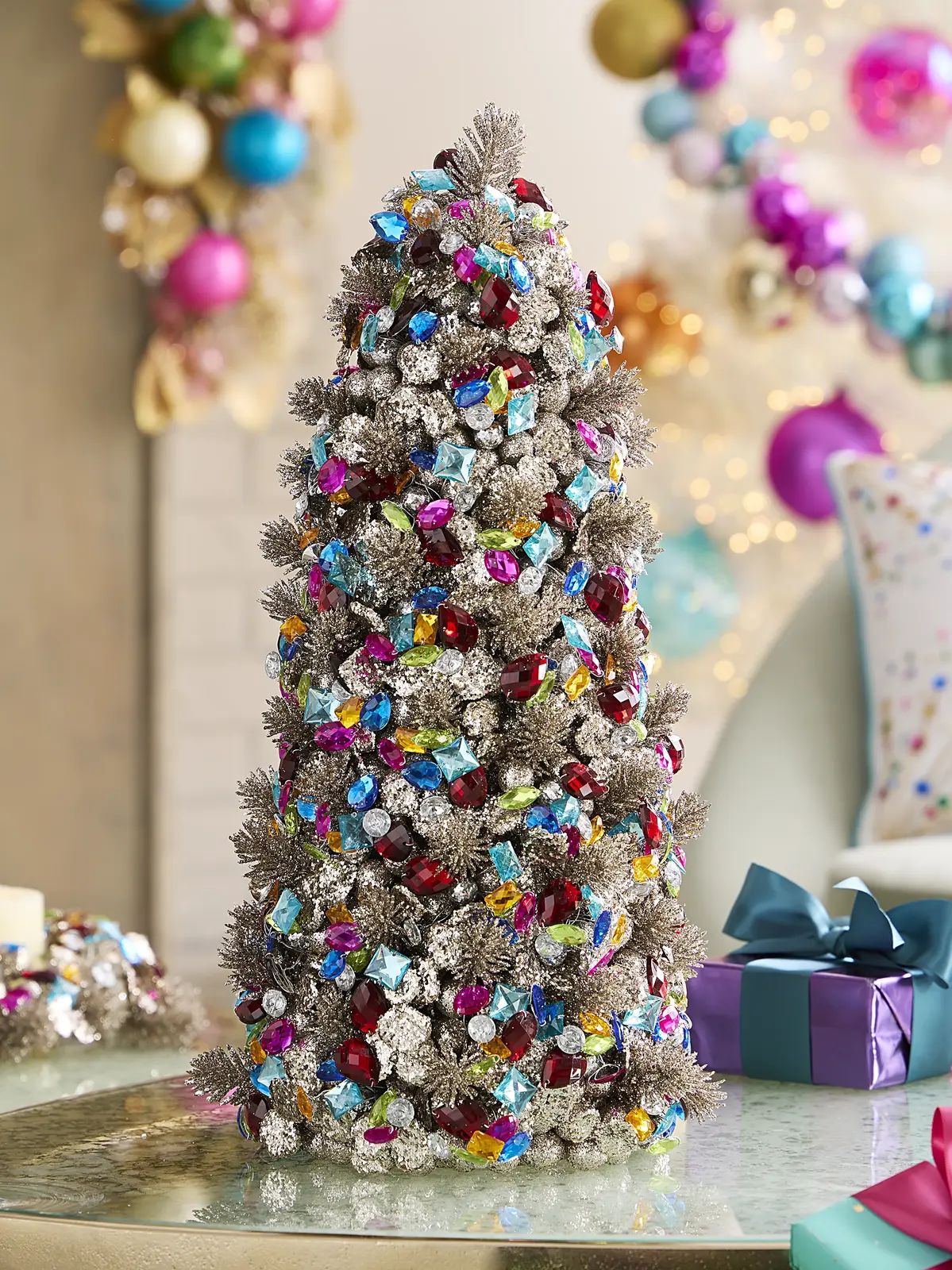Salzburg Creations Bright Holiday Tree/18"