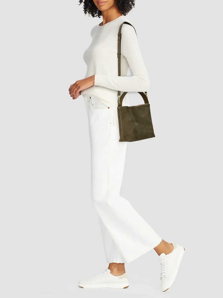 GiGi New York Women's Tate Suede Bucket Bag | Thumbnail 2 GiGi New York Women's Tate Suede Bucket Bag | Thumbnail 2