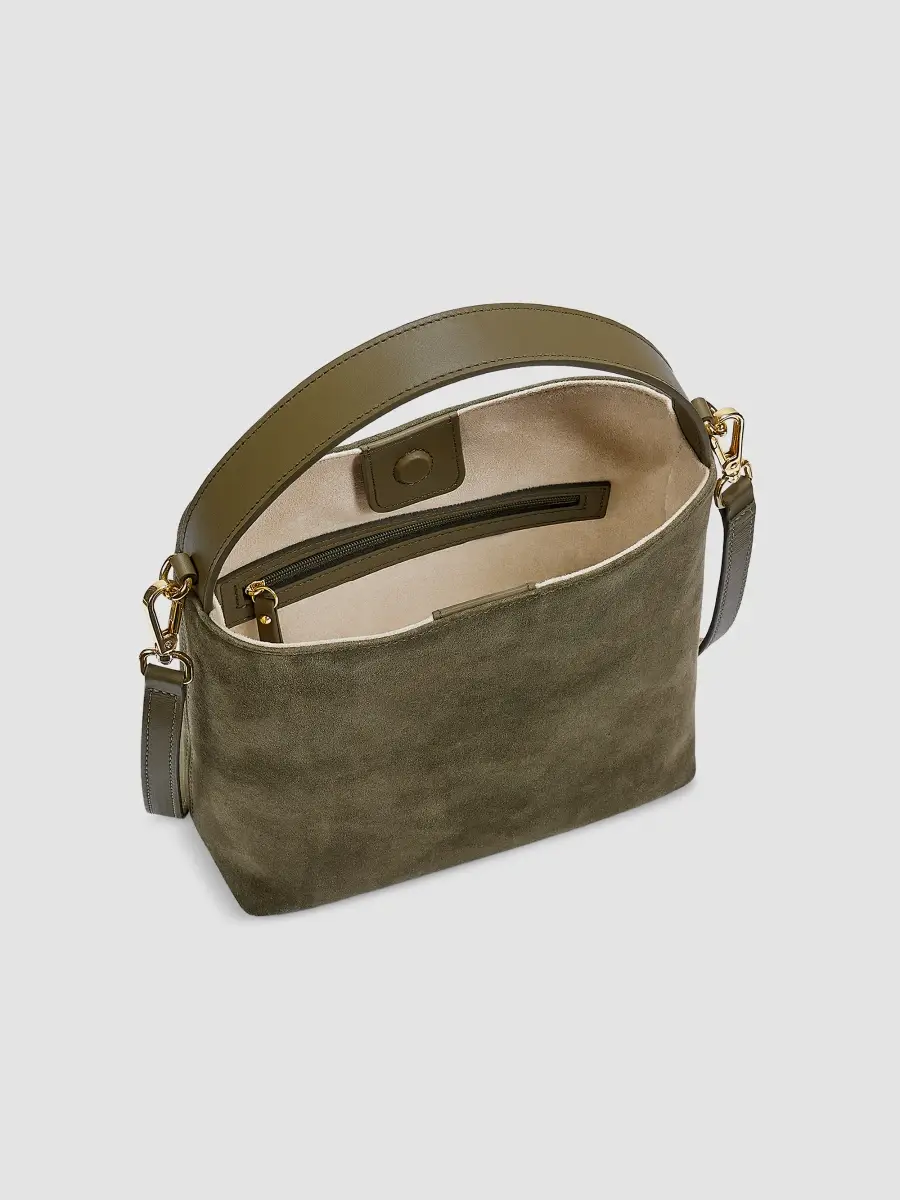 GiGi New York Women's Tate Suede Bucket Bag | Thumbnail 4 GiGi New York Women's Tate Suede Bucket Bag | Thumbnail 4