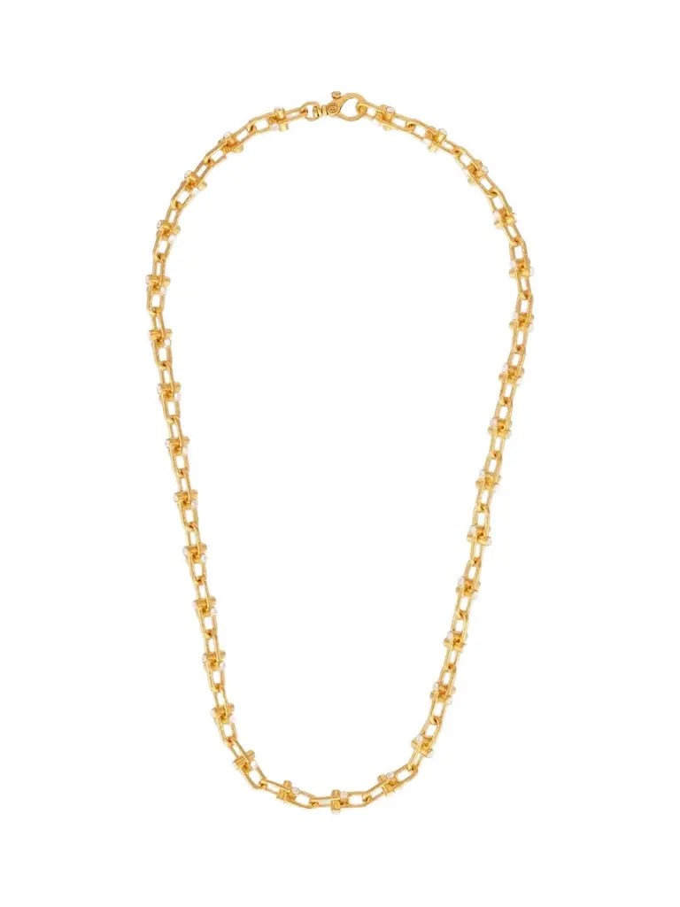 Women's Pointelle 18K & 22K Yellow Gold & 5.85 TCW Diamond Chain Necklace Women's Pointelle 18K & 22K Yellow Gold & 5.85 TCW Diamond Chain Necklace