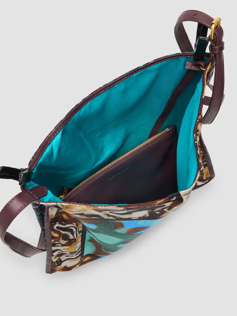 Dries Van Noten Women's Medium Scarf-Print Shoulder Bag | Thumbnail 4 Dries Van Noten Women's Medium Scarf-Print Shoulder Bag | Thumbnail 4