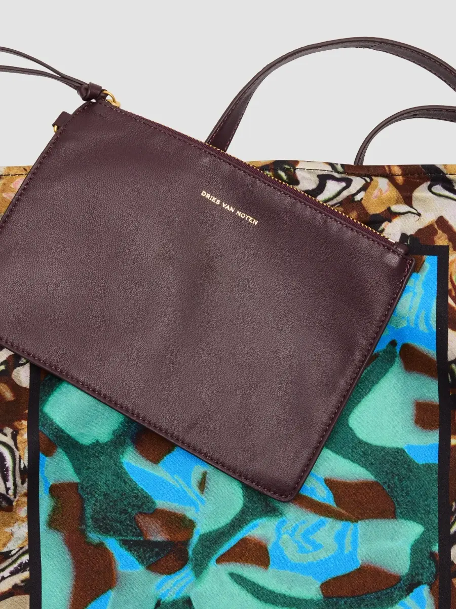 Dries Van Noten Women's Medium Scarf-Print Shoulder Bag | Thumbnail 6 Dries Van Noten Women's Medium Scarf-Print Shoulder Bag | Thumbnail 6