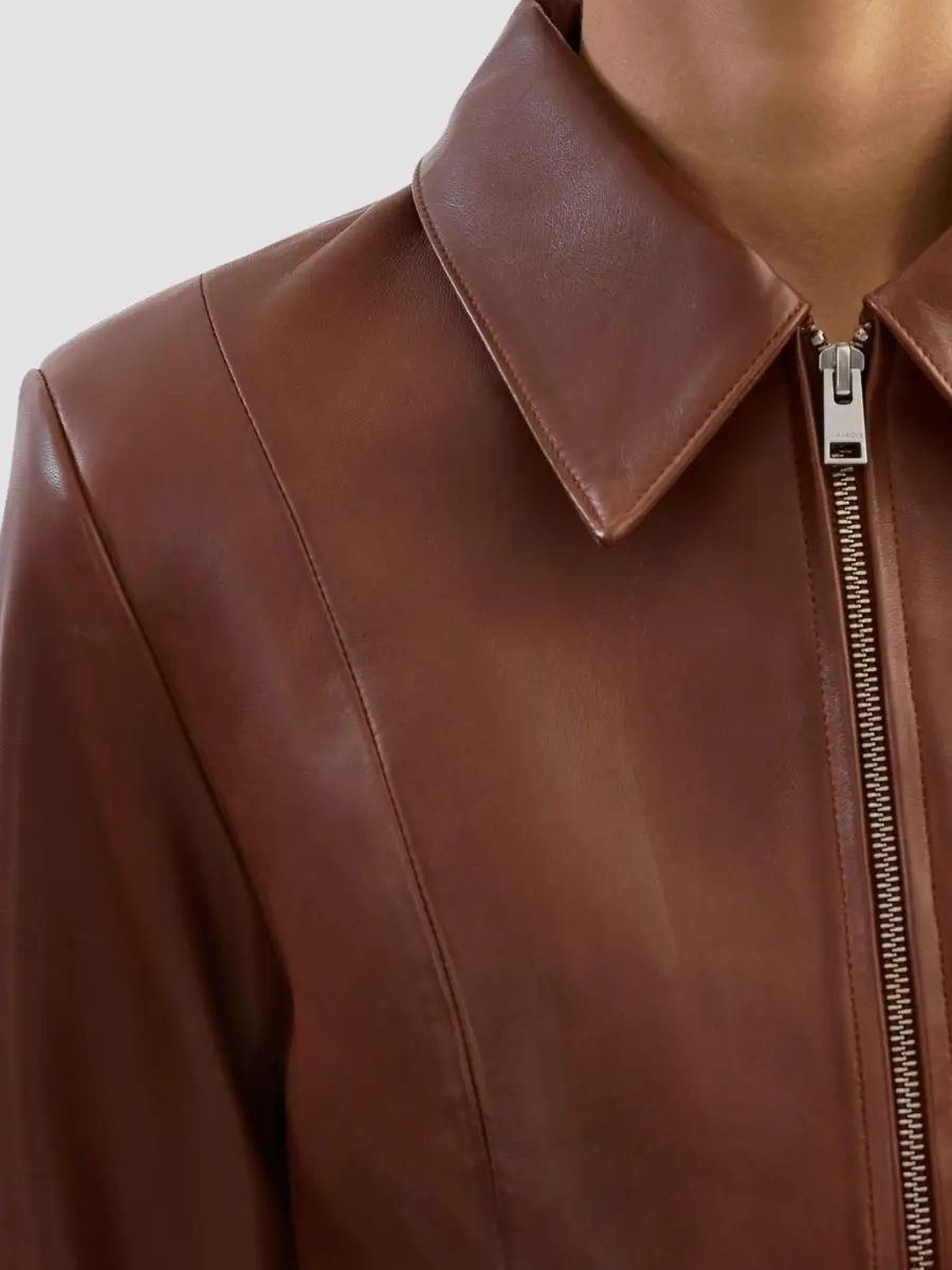 LAMARQUE Women's Oceana Fitted Leather Jacket | Thumbnail 5 LAMARQUE Women's Oceana Fitted Leather Jacket | Thumbnail 5