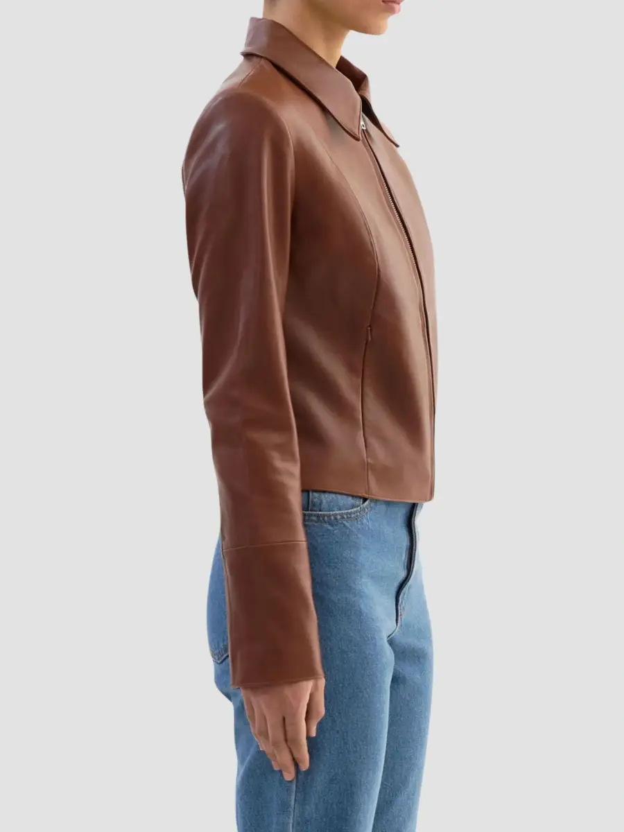 LAMARQUE Women's Oceana Fitted Leather Jacket | Thumbnail 6 LAMARQUE Women's Oceana Fitted Leather Jacket | Thumbnail 6