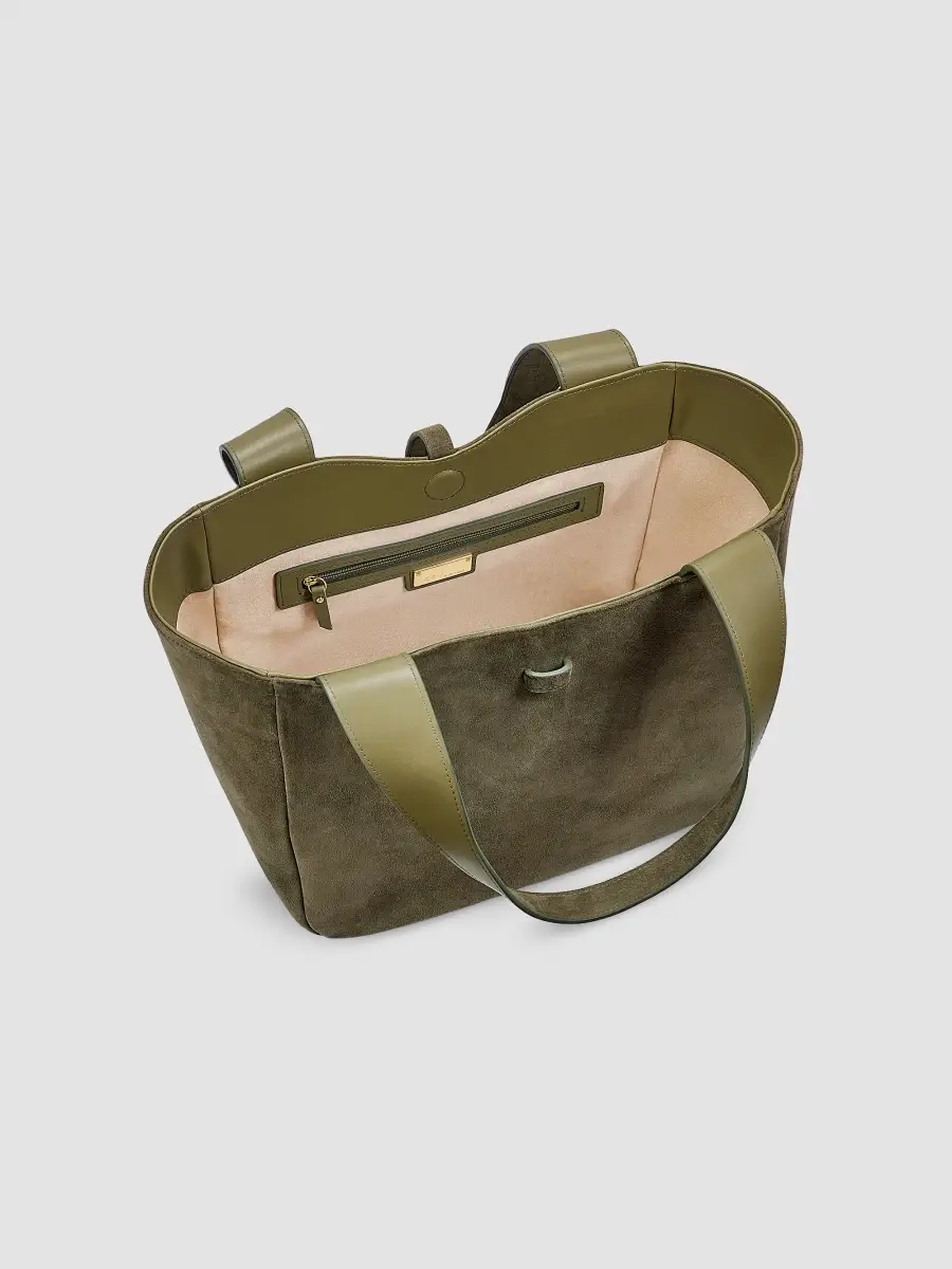 GiGi New York Women's Mercer Suede Tote Bag | Thumbnail 3 GiGi New York Women's Mercer Suede Tote Bag | Thumbnail 3