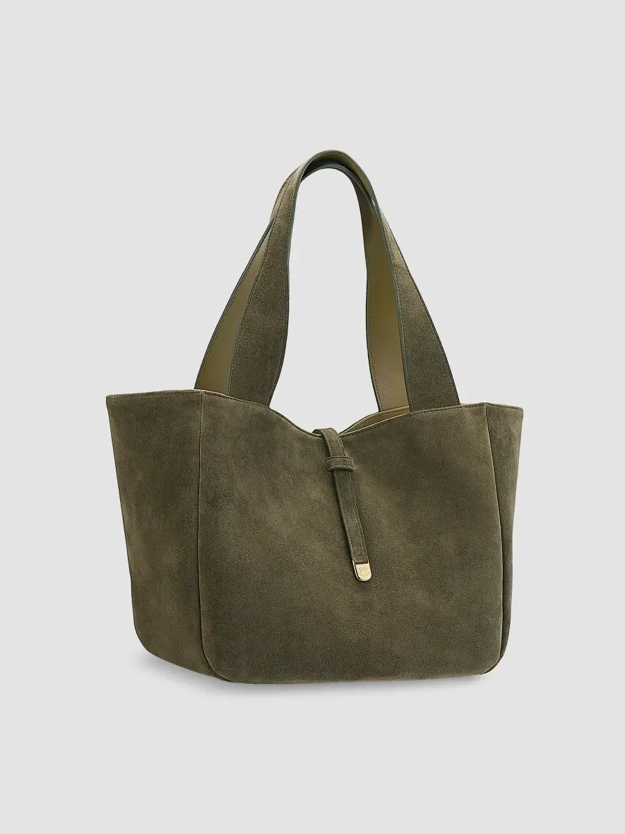 GiGi New York Women's Mercer Suede Tote Bag | Thumbnail 4 GiGi New York Women's Mercer Suede Tote Bag | Thumbnail 4