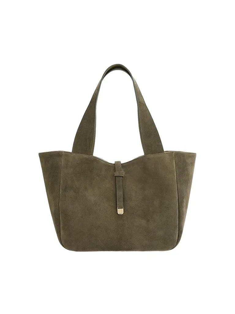 GiGi New York Women's Mercer Suede Tote Bag