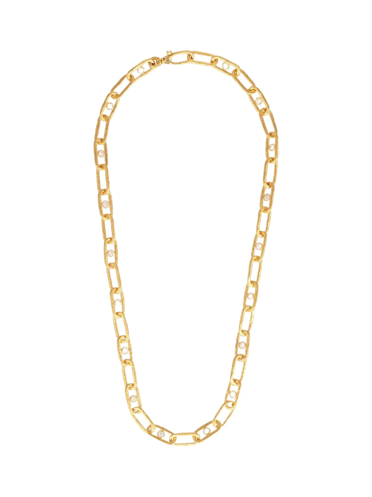 Women's Hoopla 24K & 18K Yellow Gold & 2.64 TCW Diamond Oval-Link Chain Necklace Women's Hoopla 24K & 18K Yellow Gold & 2.64 TCW Diamond Oval-Link Chain Necklace