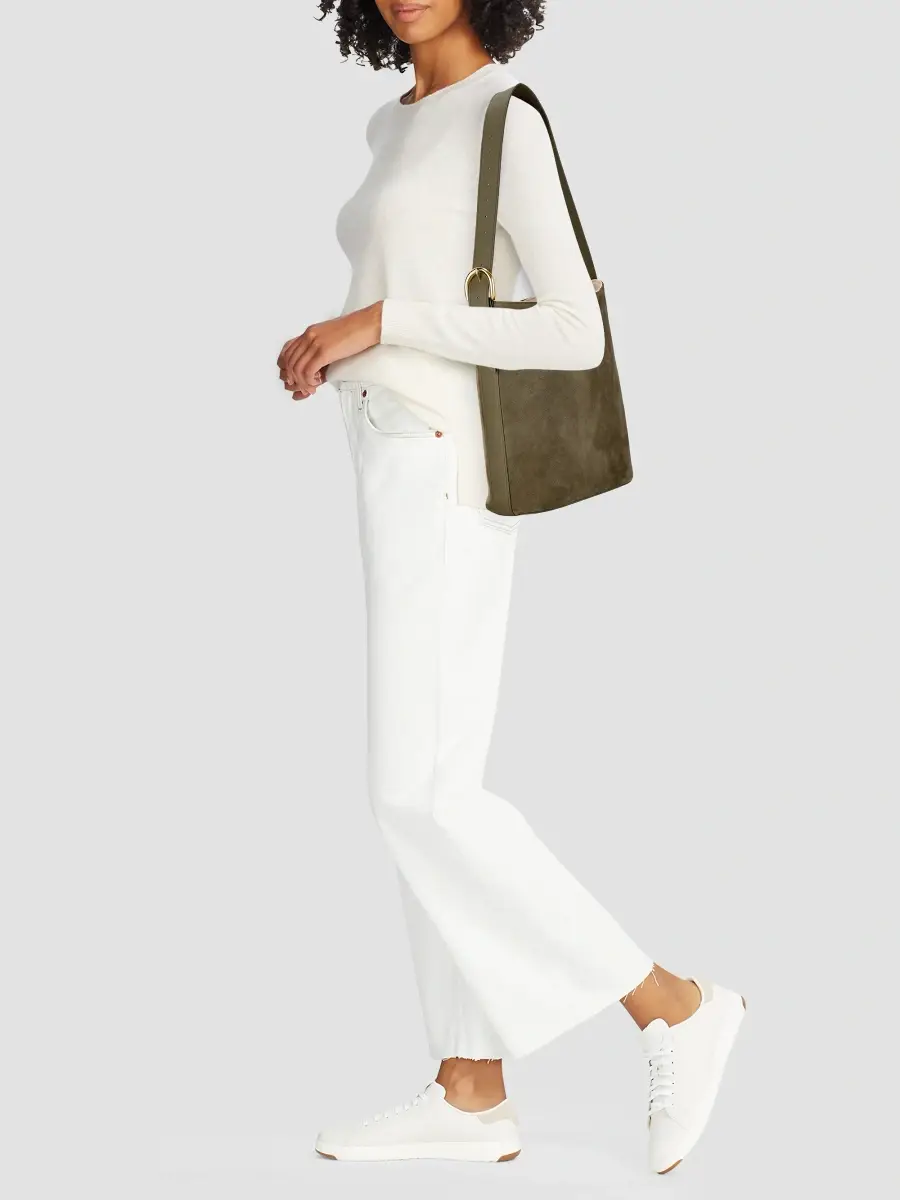 GiGi New York Women's Avery Suede Bucket Bag | Thumbnail 2 GiGi New York Women's Avery Suede Bucket Bag | Thumbnail 2