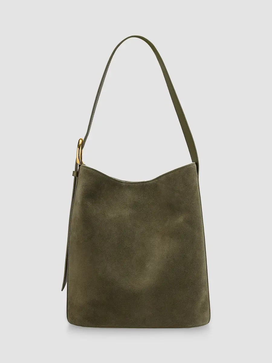 GiGi New York Women's Avery Suede Bucket Bag | Thumbnail 3 GiGi New York Women's Avery Suede Bucket Bag | Thumbnail 3