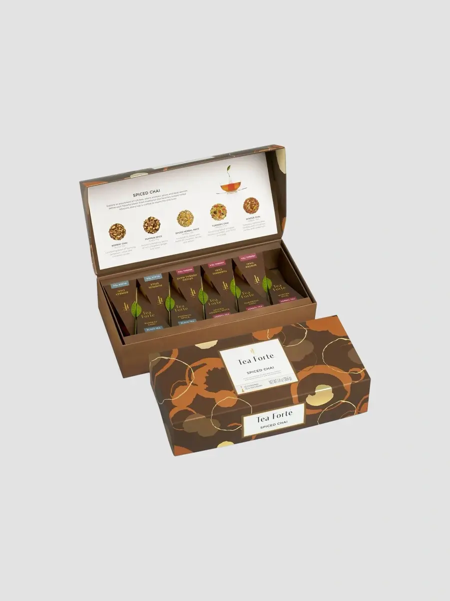 Tea Forte Spiced Chai Petite Presentation Box | Thumbnail 2 Tea Forte Spiced Chai Petite Presentation Box | Thumbnail 2