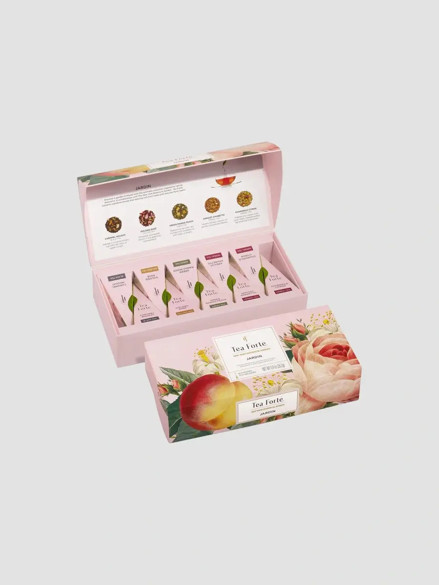 Tea Forte Jardin Petite Presentation Box | Thumbnail 2 Tea Forte Jardin Petite Presentation Box | Thumbnail 2