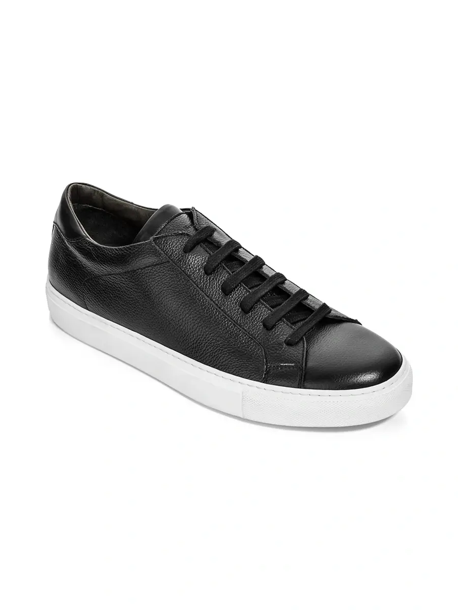 To Boot New York Men's Men's Castle Leather Low-Top Sneakers | Thumbnail 2