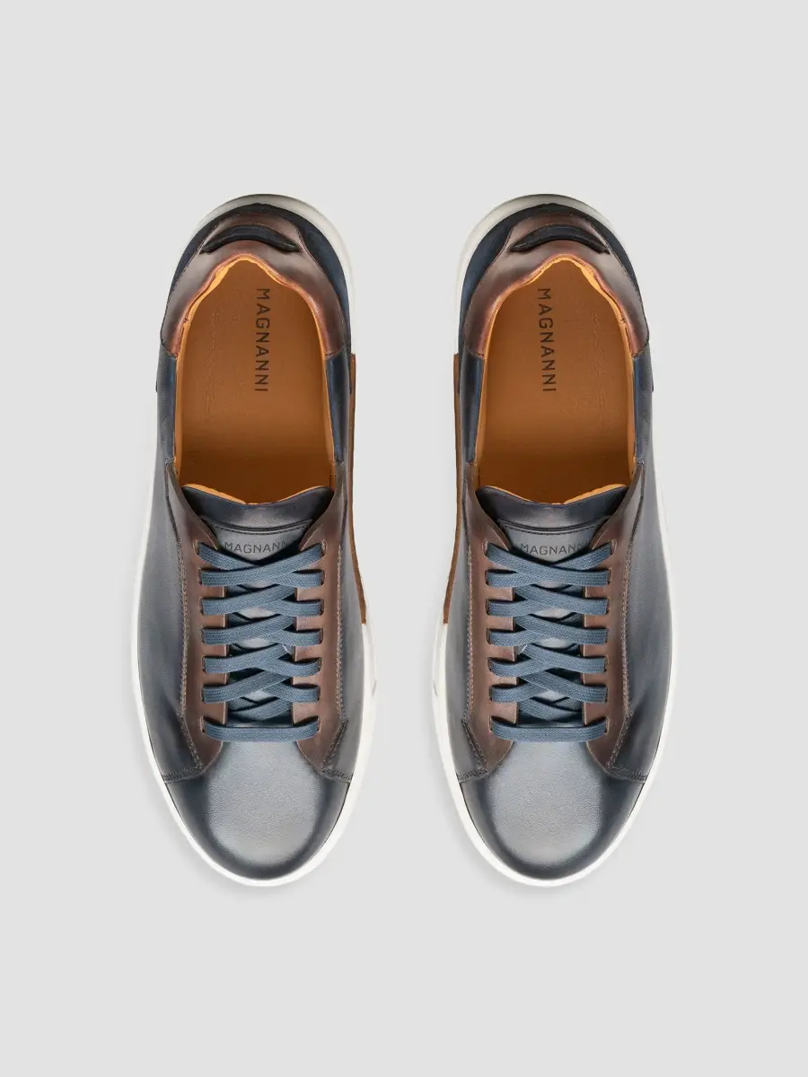 Magnanni Men's Amadeo Leather Low-Top Sneakers | Thumbnail 3