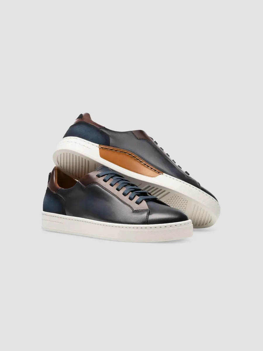 Magnanni Men's Amadeo Leather Low-Top Sneakers | Thumbnail 4