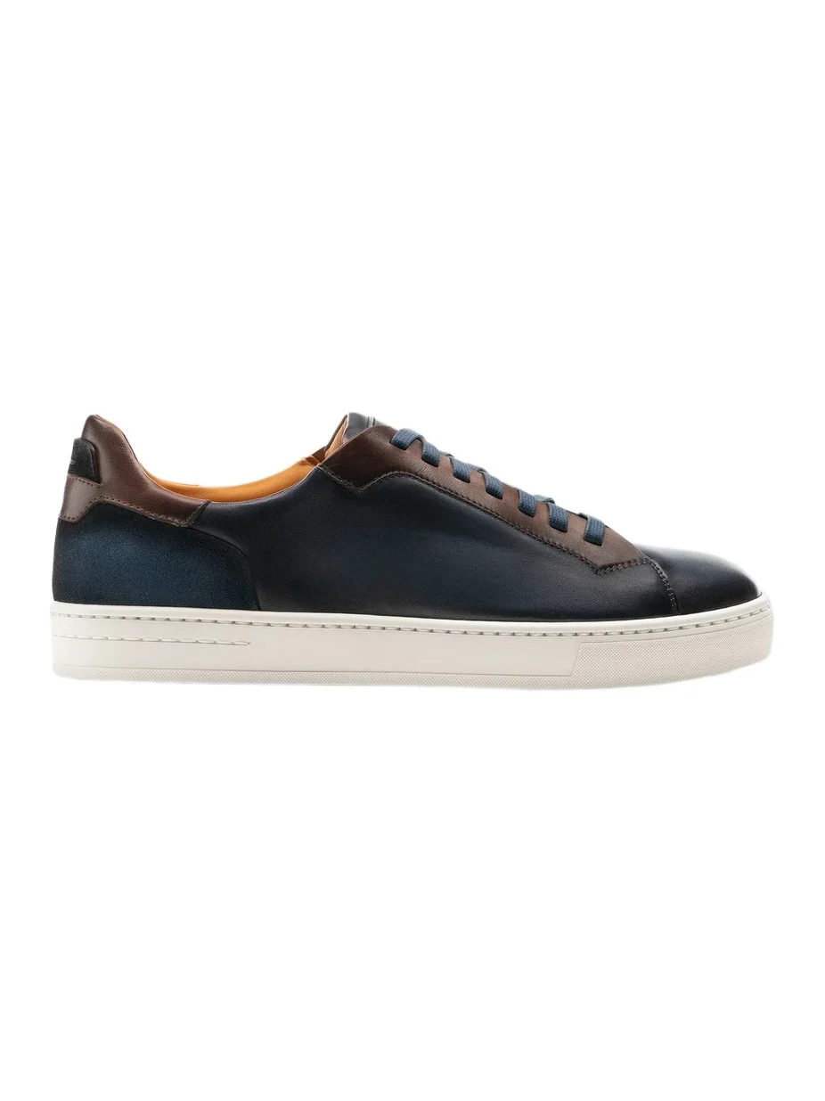 Magnanni Men's Amadeo Leather Low-Top Sneakers