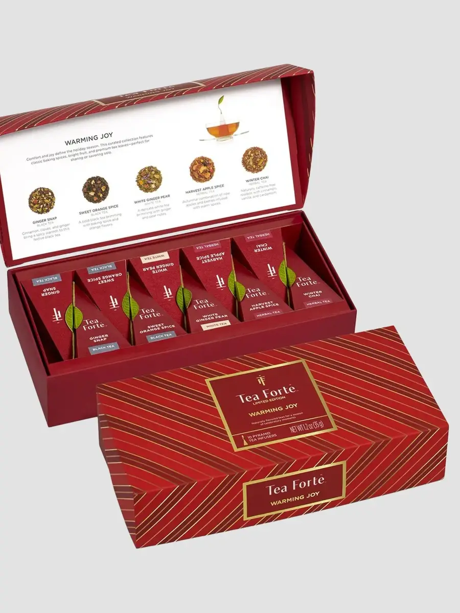 Tea Forte Warming Joy Petite Presentation Box | Thumbnail 2 Tea Forte Warming Joy Petite Presentation Box | Thumbnail 2