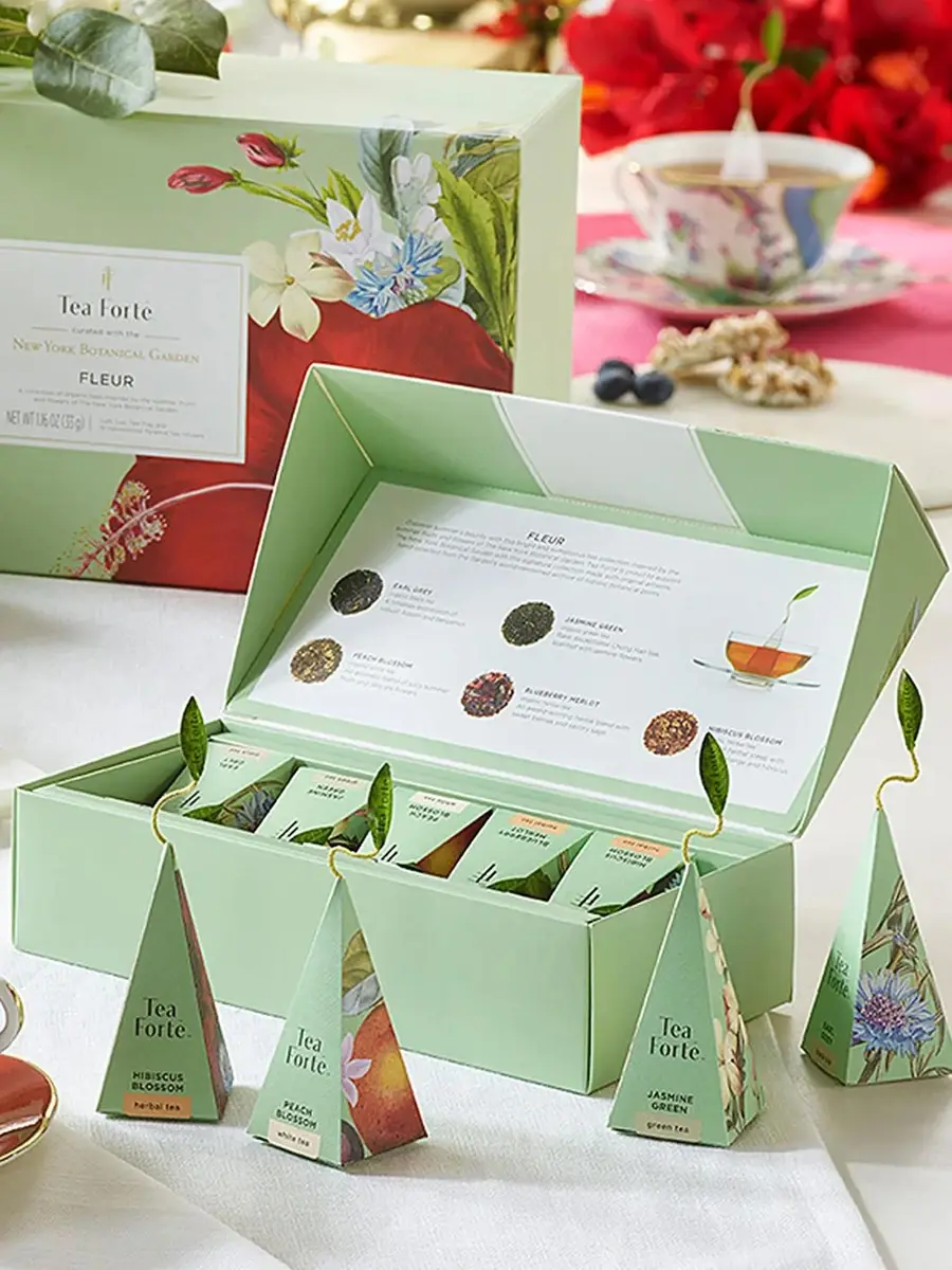 Tea Forte Fleur Petite Presentation Box | Thumbnail 3 Tea Forte Fleur Petite Presentation Box | Thumbnail 3