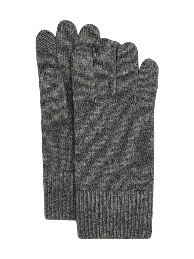 PORTOLANO Men Cashmere Touchscreen Gloves