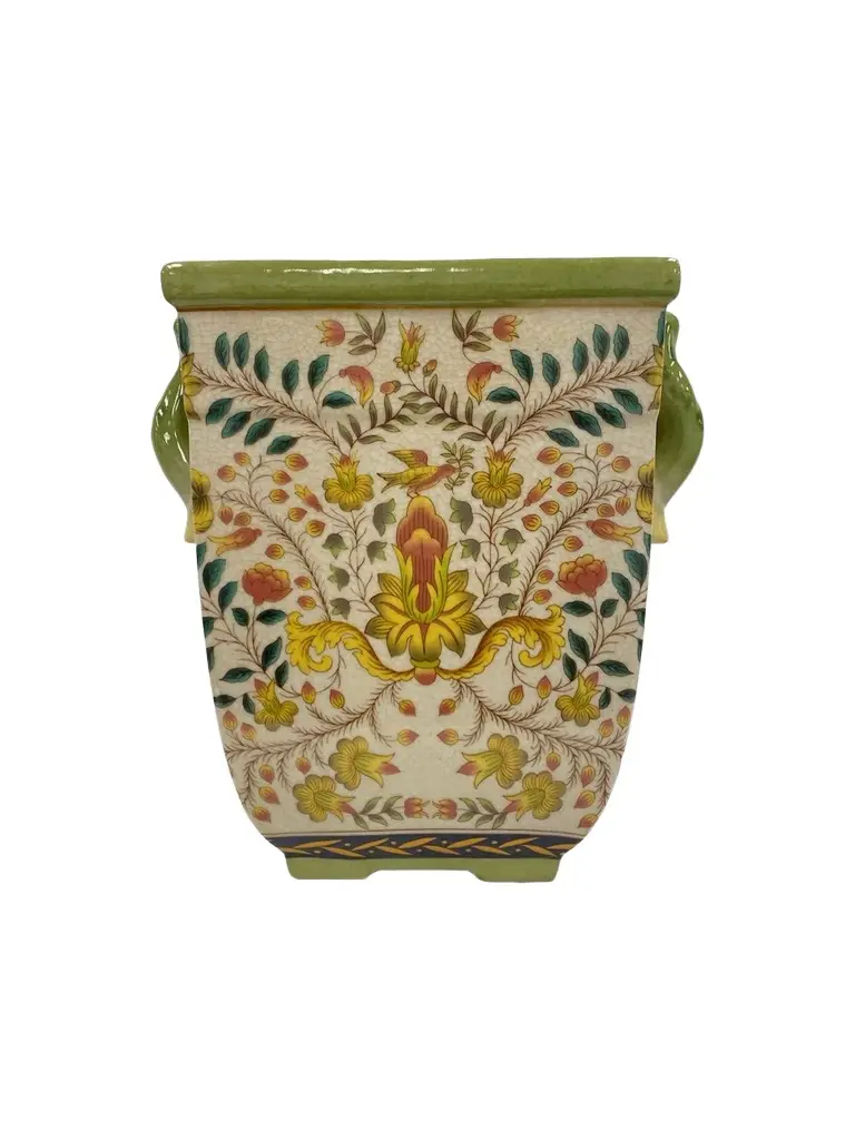 Newness Floral Ceramic Planter