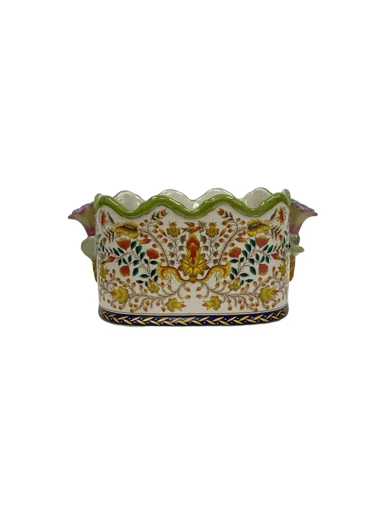Newness Floral Ceramic Planter