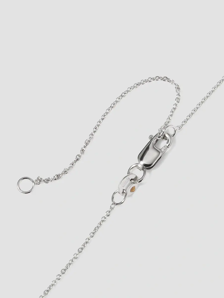 Roberto Coin Women's 18K White Gold & 0.28 TCW Diamond Texas Pendant Necklace | Thumbnail 4 Roberto Coin Women's 18K White Gold & 0.28 TCW Diamond Texas Pendant Necklace | Thumbnail 4