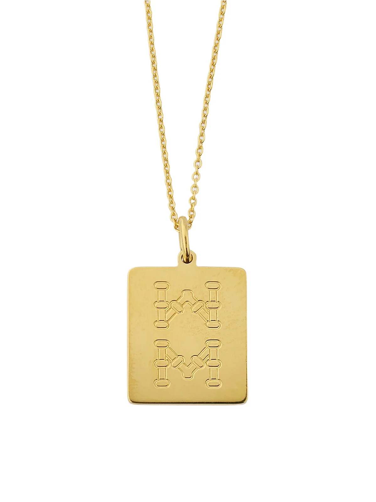 Roberto Coin Women's 18K Gold Mahjong Bamboo 8 Tile Necklace