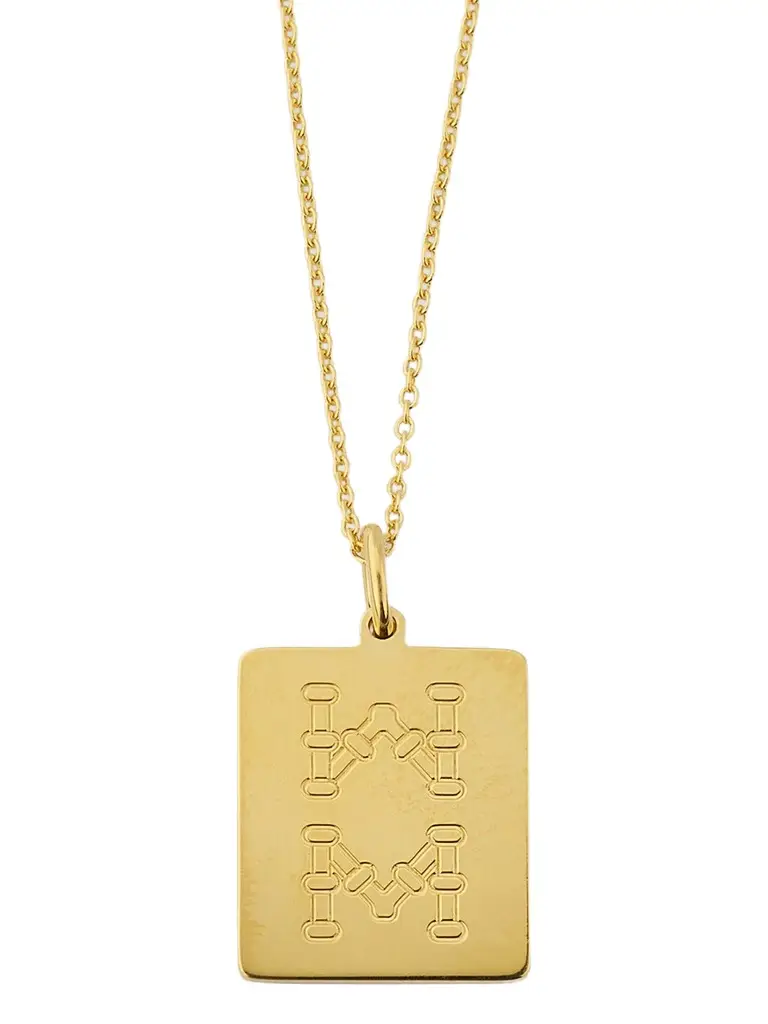 Roberto Coin Women's 18K Gold Mahjong Bamboo 8 Tile Necklace