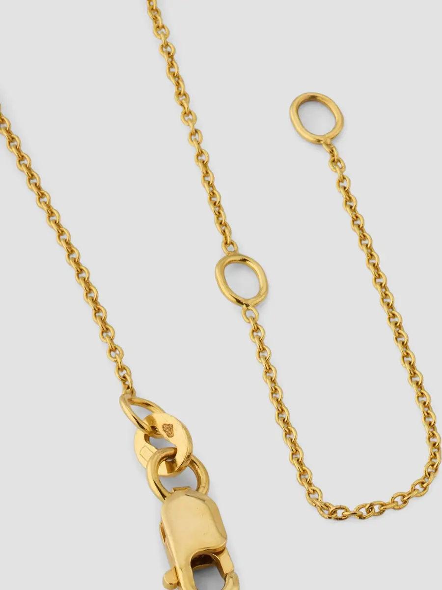 Roberto Coin Women's 18K Yellow Gold Pendant Necklace | Thumbnail 4 Roberto Coin Women's 18K Yellow Gold Pendant Necklace | Thumbnail 4