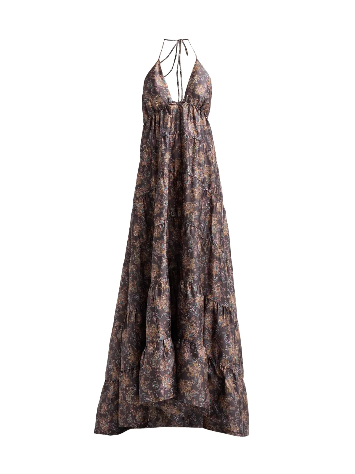 AZEEZA Women's Kitty Paisley Taffeta Gown