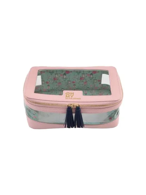 Oh My Mahjong Light Pink Tile Storage Bag