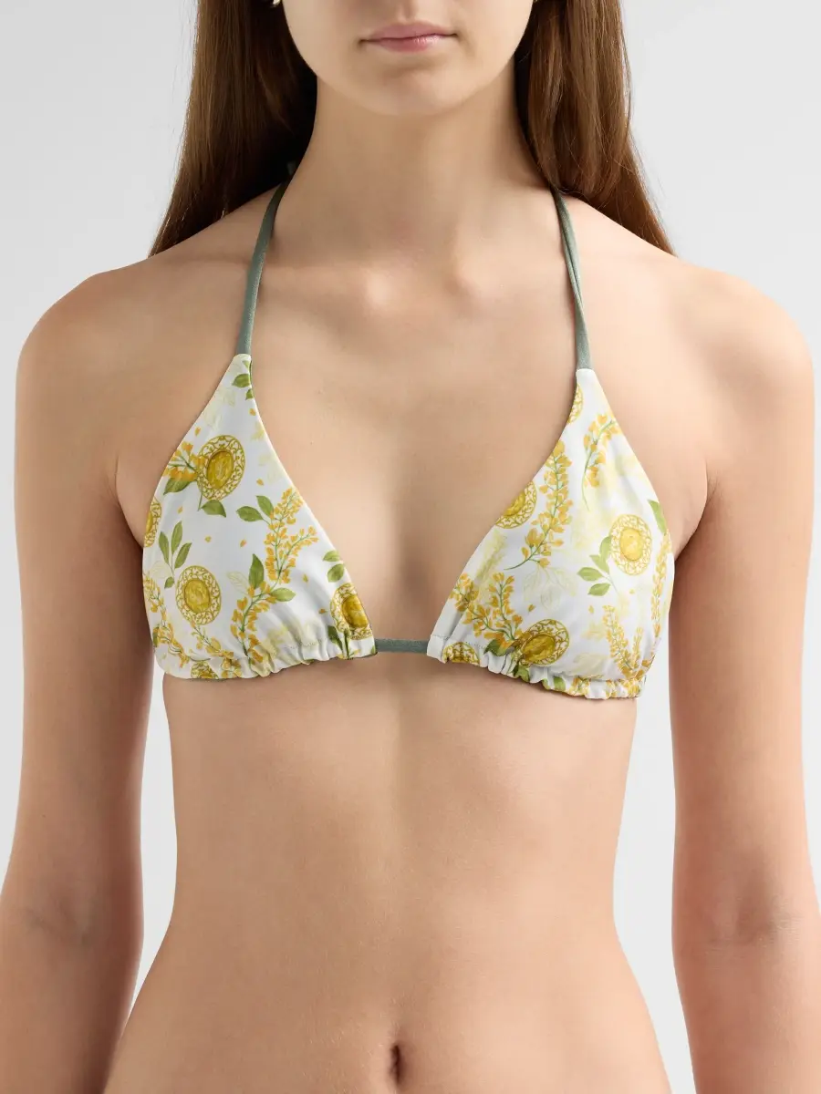 VERANDAH Women's Bejewelled Reversible Triangle Bikini Top | Thumbnail 4