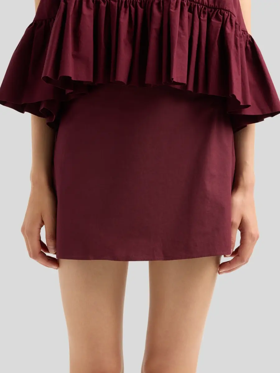 AZEEZA Women's Blair Poplin Mini Skirt | Thumbnail 5 AZEEZA Women's Blair Poplin Mini Skirt | Thumbnail 5
