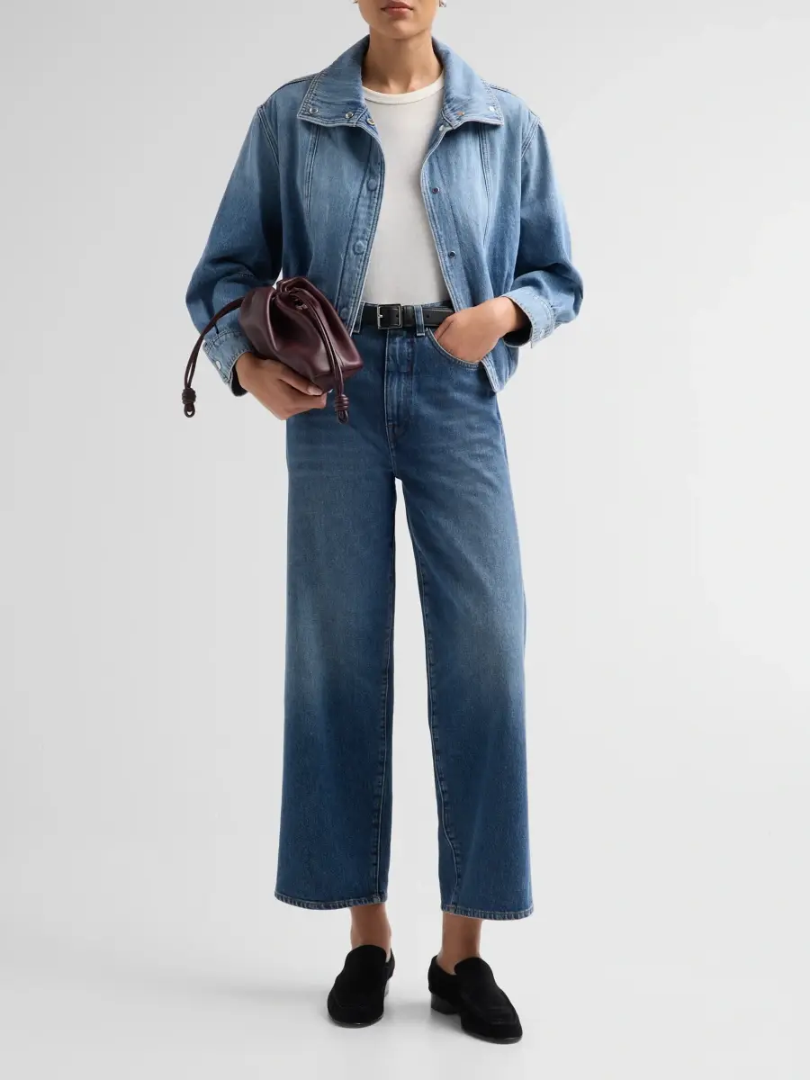 Le Jean Women's Bubble Denim Jacket | Thumbnail 2 Le Jean Women's Bubble Denim Jacket | Thumbnail 2