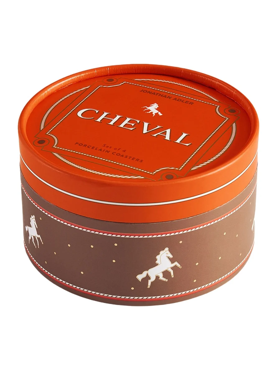 Jonathan Adler Cheval 4-Piece Coasters Set