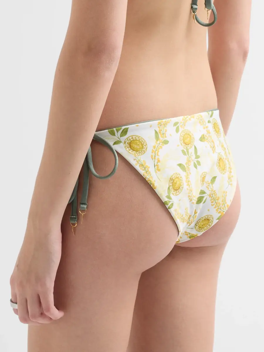 VERANDAH Women's Bejewelled Reversible String Bikini Bottom | Thumbnail 3 VERANDAH Women's Bejewelled Reversible String Bikini Bottom | Thumbnail 3