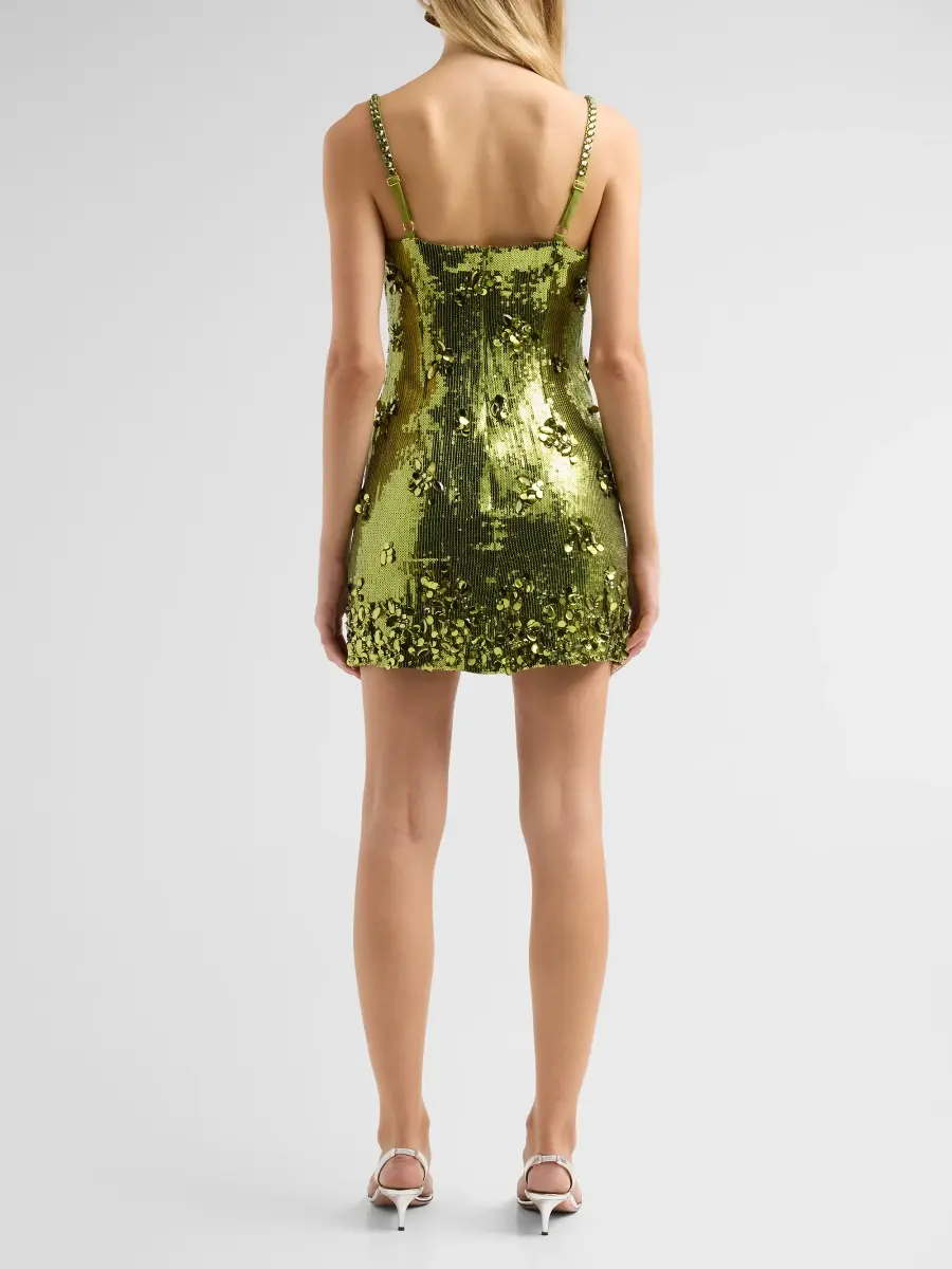 AZEEZA Women's Rhodes Sequin Mini Dress | Thumbnail 3