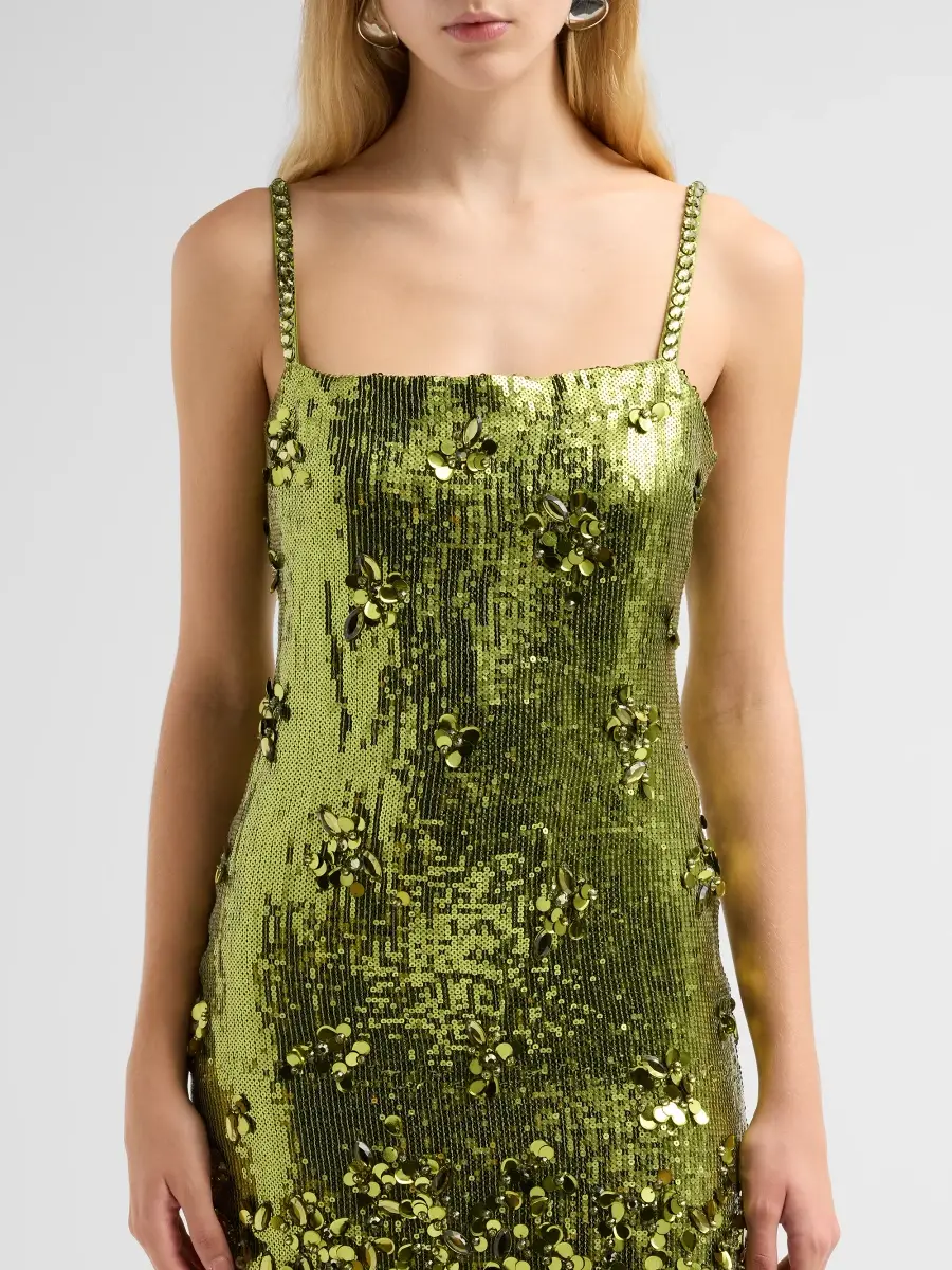 AZEEZA Women's Rhodes Sequin Mini Dress | Thumbnail 5