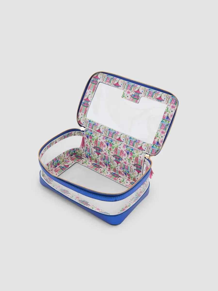 Oh My Mahjong Metallic Blue Tile Storage Bag | Thumbnail 2 Oh My Mahjong Metallic Blue Tile Storage Bag | Thumbnail 2