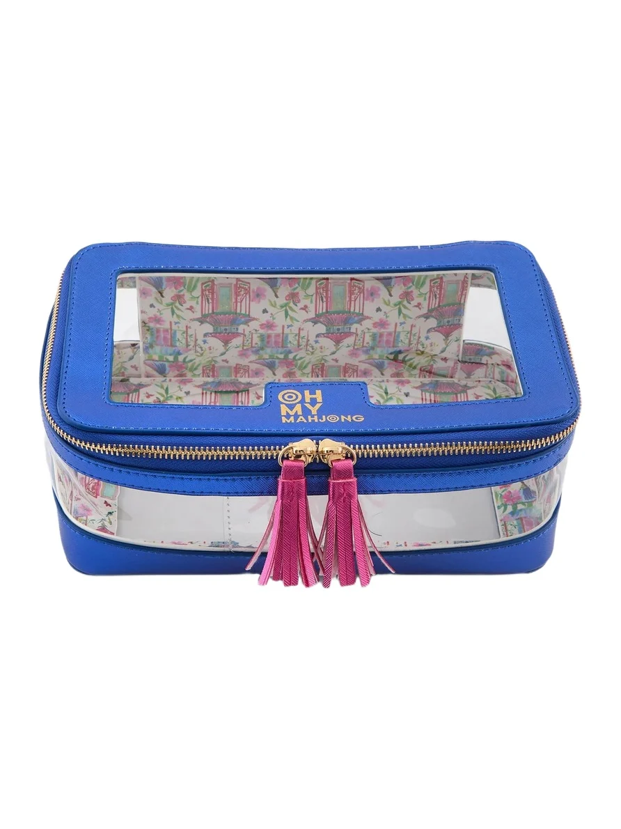 Metallic Blue Tile Storage Bag Metallic Blue Tile Storage Bag