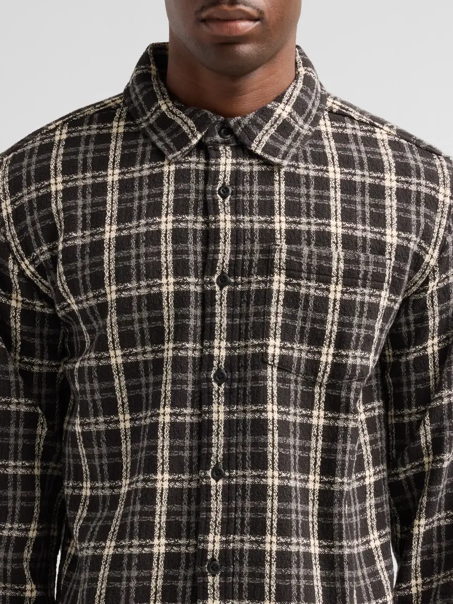 Corridor Men's Spacerock Plaid Button-Front Shirt | Thumbnail 5 Corridor Men's Spacerock Plaid Button-Front Shirt | Thumbnail 5