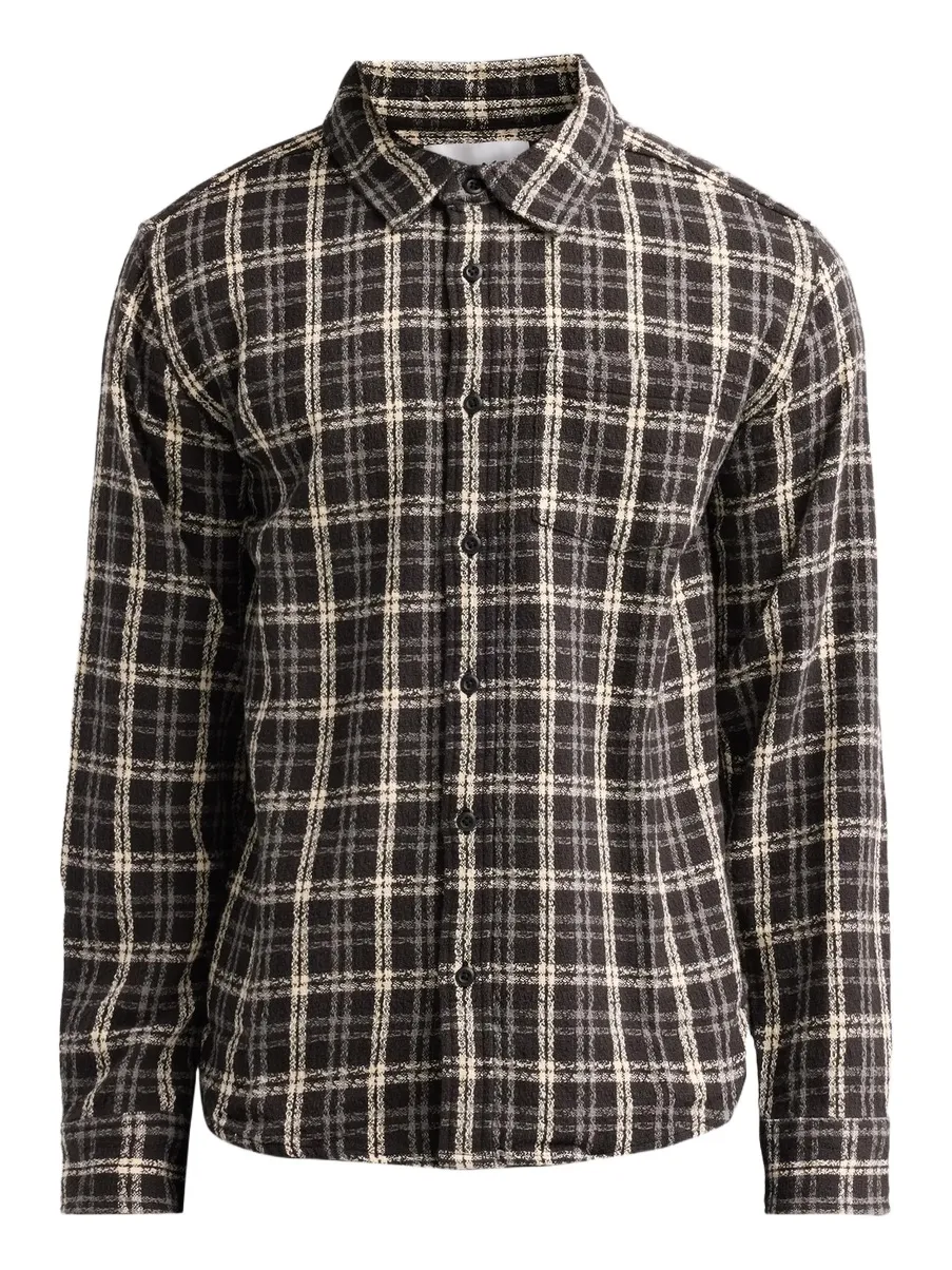 Men's Spacerock Plaid Button-Front Shirt Men's Spacerock Plaid Button-Front Shirt