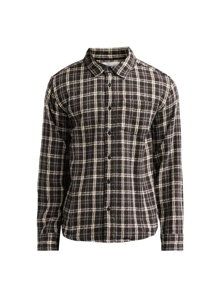 Men's Spacerock Plaid Button-Front Shirt Men's Spacerock Plaid Button-Front Shirt