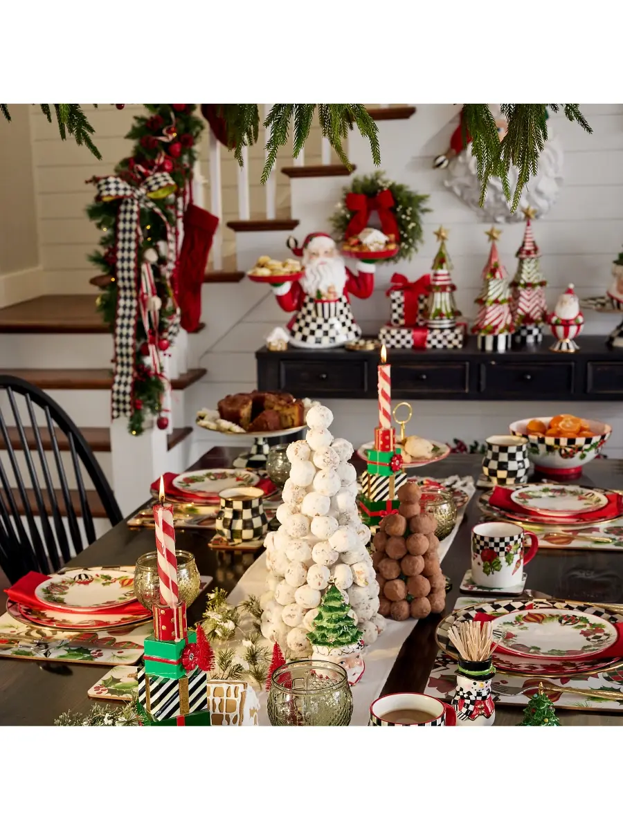 MacKenzie-Childs Deck The Halls Serving Bowl | Thumbnail 2 MacKenzie-Childs Deck The Halls Serving Bowl | Thumbnail 2