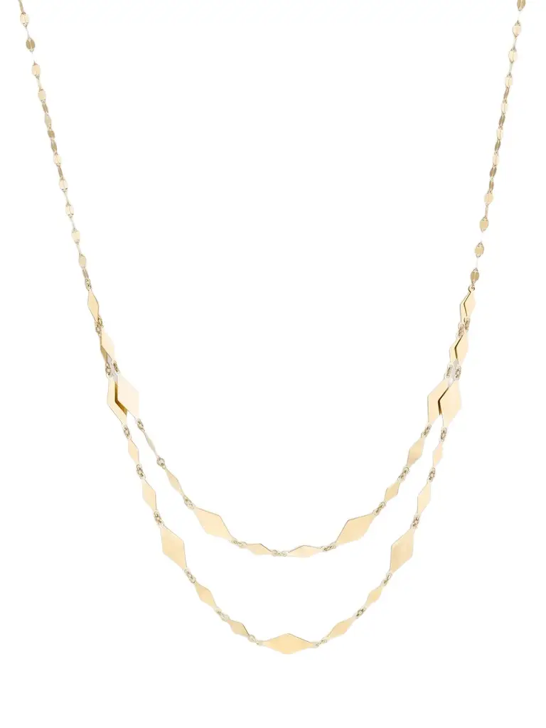 Women's 14K Yellow Gold Double-Strand Kite Chain Necklace Women's 14K Yellow Gold Double-Strand Kite Chain Necklace