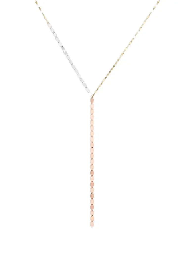 Lana Women's Tri-Tone 14K Gold Lariat Chain Necklace