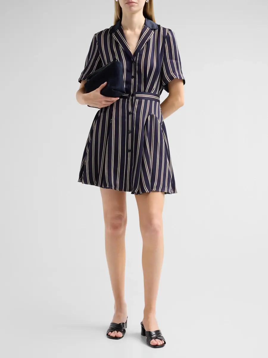 Jason Wu Collection Women's Striped Mini Shirtdress | Thumbnail 2