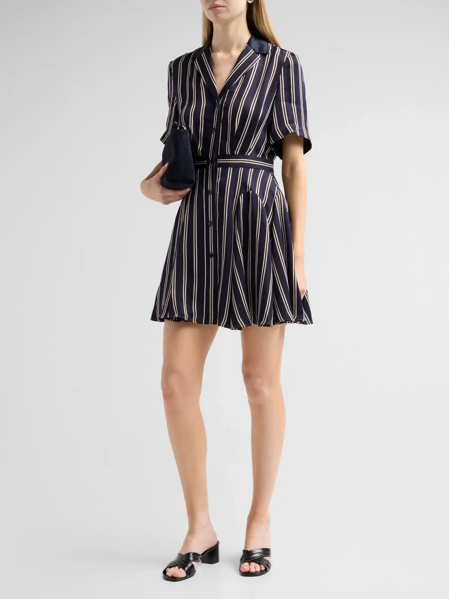 Jason Wu Collection Women's Striped Mini Shirtdress | Thumbnail 4